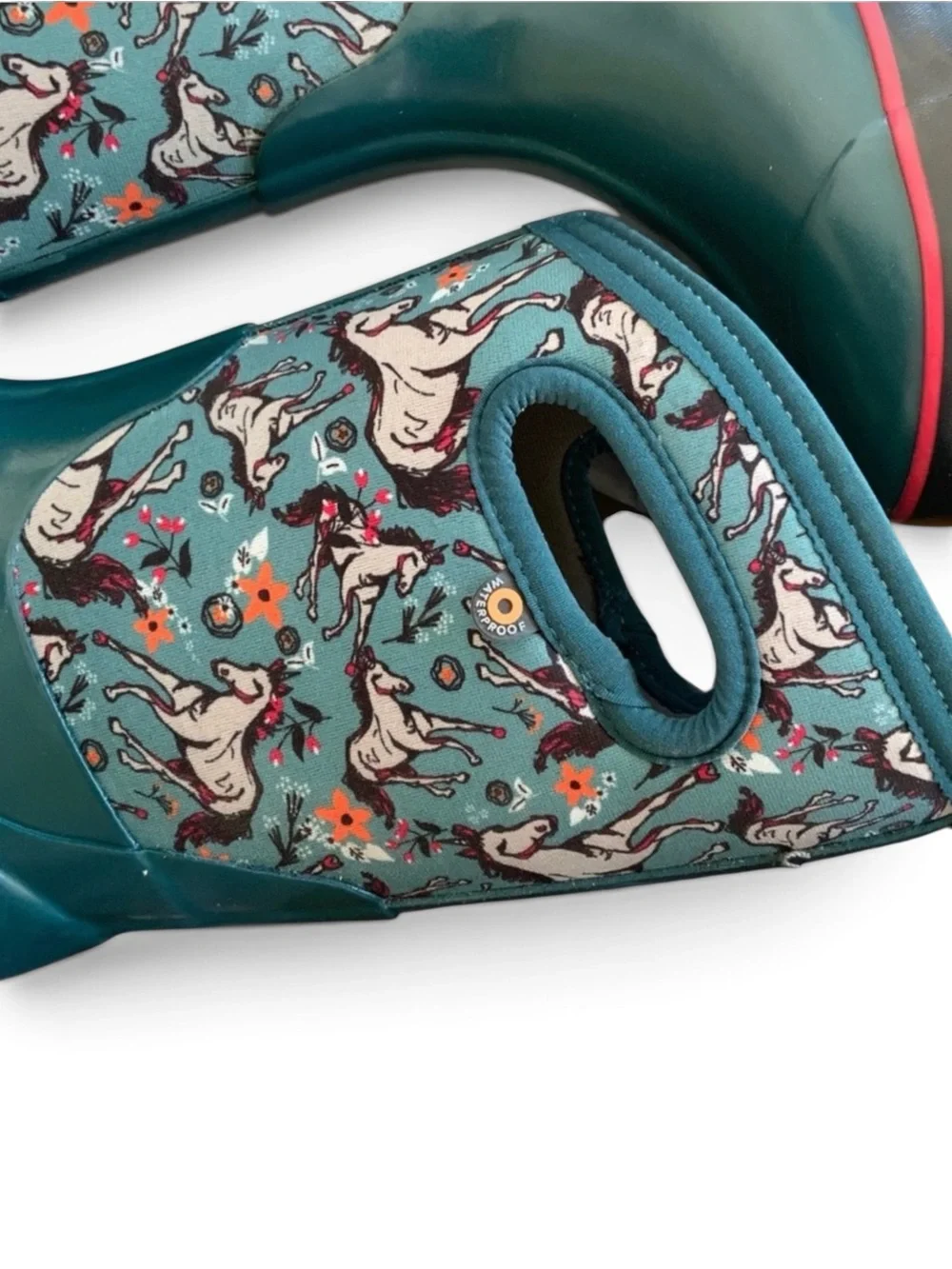 NEW Bogs Classic 11 Teal Rain Snow Unicorn Awesome Insulated Boots Big Kids 5